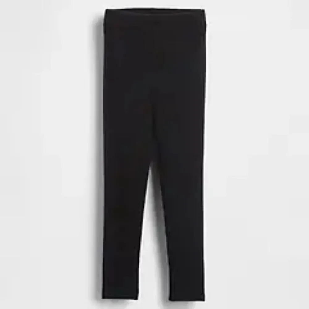 GAP Girls Cozy-Lined Leggings Black